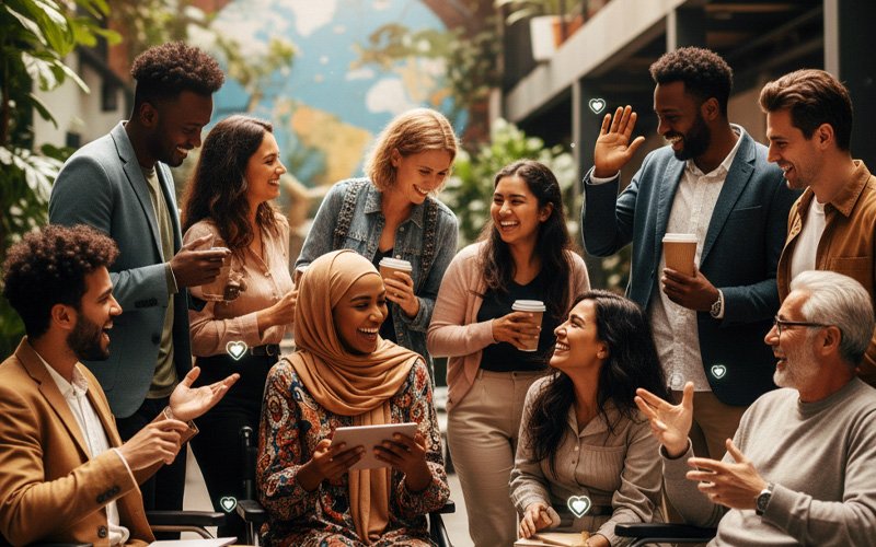 A diverse, global community